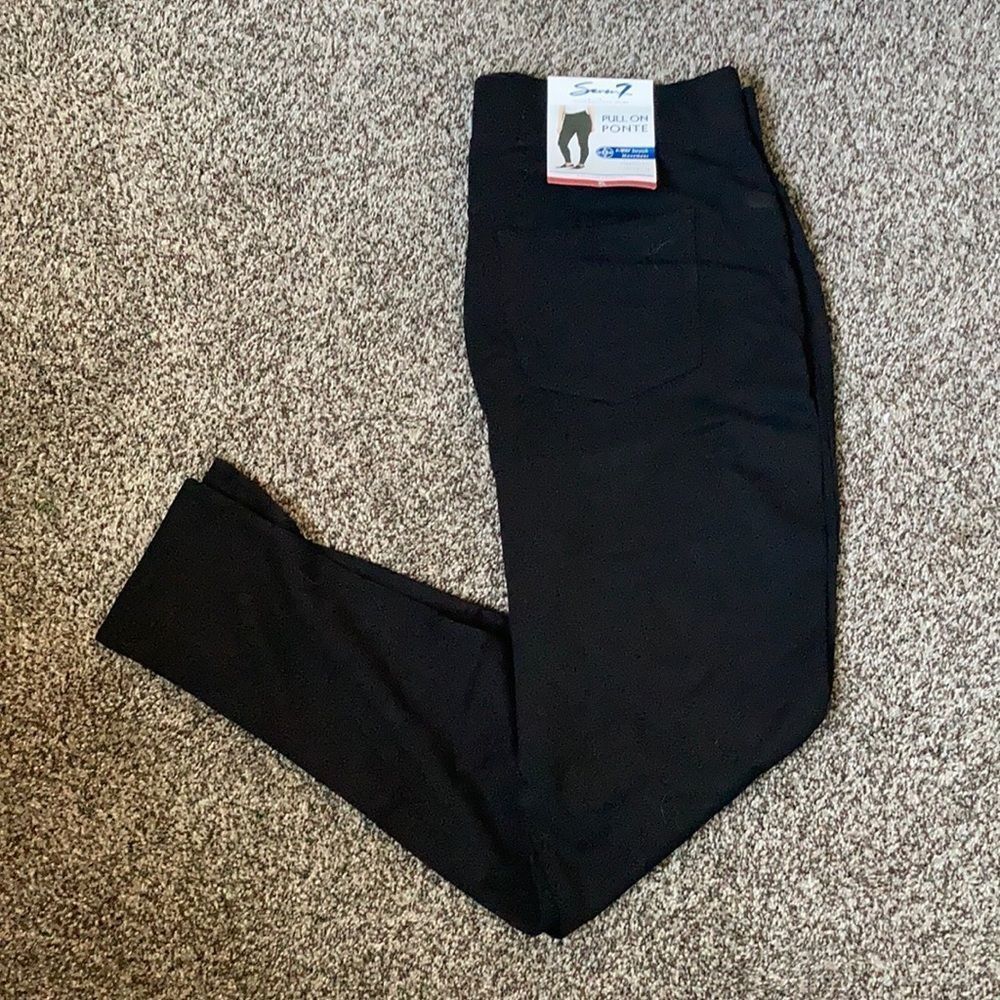 Seven 7 Black Pull-on Leggings